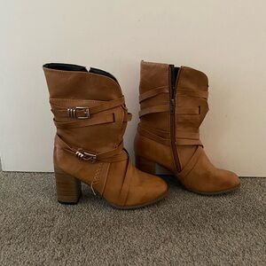 Women’s Tan Ankle Boots